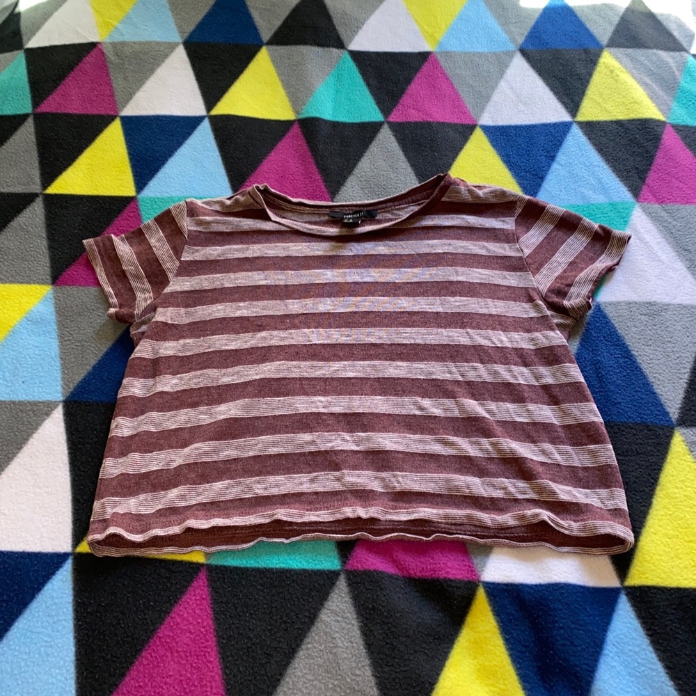Striped Crop Top